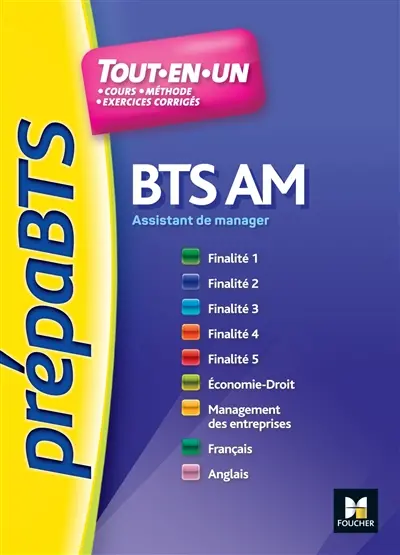 BTS AM, assistant de manager : tout-en-un