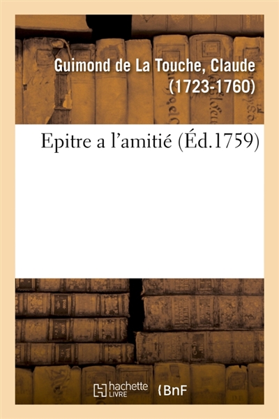 Epitre a l'amitié