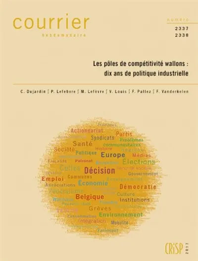 Courrier hebdomadaire, n° 2337-2338. Les pôles de compétitivité wallons : dix ans de politique industrielle