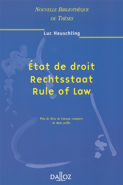 Rechtsstatt, Rule of Law,...