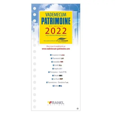 Vademecum du Patrimoine 2022