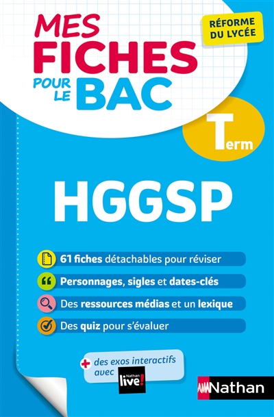 HGGSP terminale : réforme du lycée