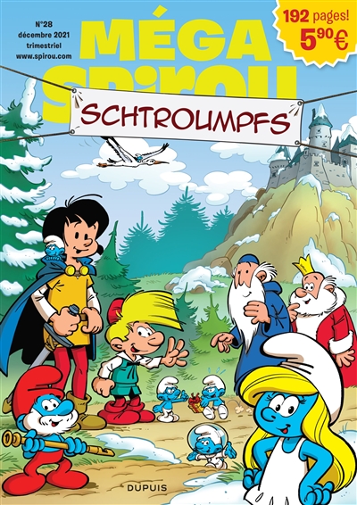 méga spirou, hors-série, n° 28. schtroumpfs