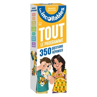 Les incollables : tout le programme, 350 questions réponses : grande section, 5-6 ans Les incollables : tout le programme, 350 questions réponses : grande section, 5-6 ans