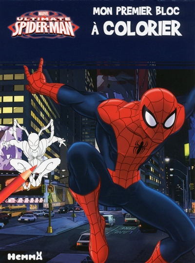 Marvel Ultimate Spider-Man : mon premier bloc à colorier