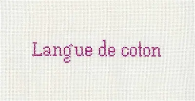 Langue de coton