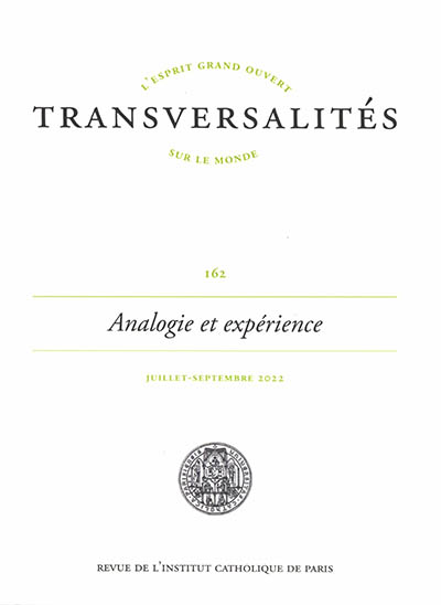 Transversalités, n° 162. Analogie et expérience