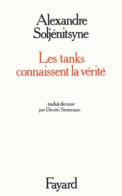 Les tanks connaissent la vérité : scénario pour écran variable