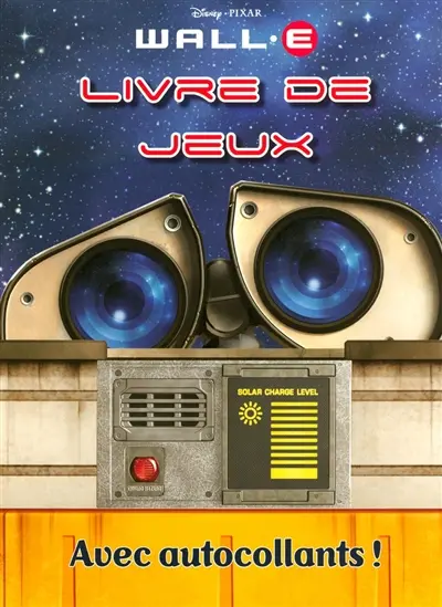 Wall-E, livre de jeux avec autocollants