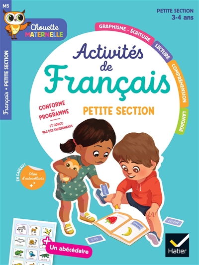 Activités de français, maternelle petite section, 3-4 ans