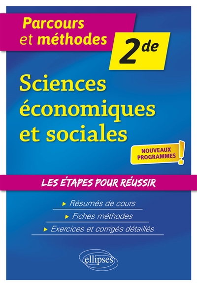 Sciences économiques et sociales, 2de : nouveaux programmes