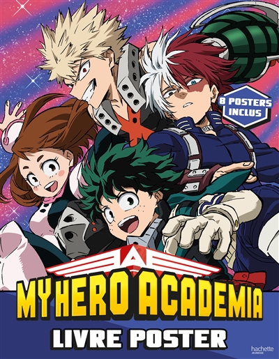 my hero academia : livre poster