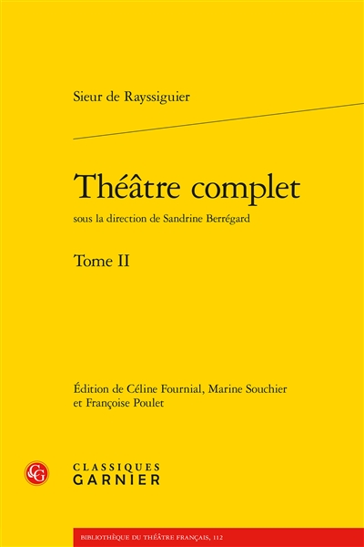 Théâtre complet. Vol. 2