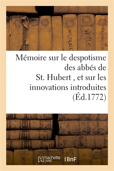 Mémoire sur le despotisme...