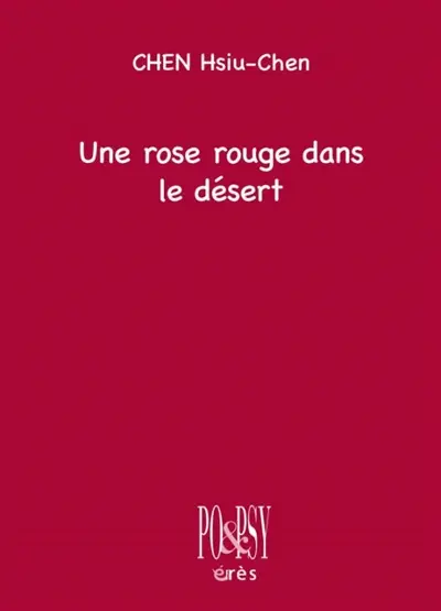 Une rose rouge dans le désert