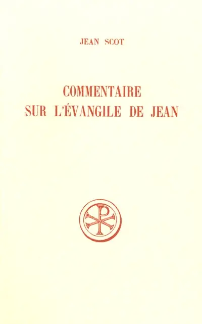 Commentaire sur l'Evangile de Jean