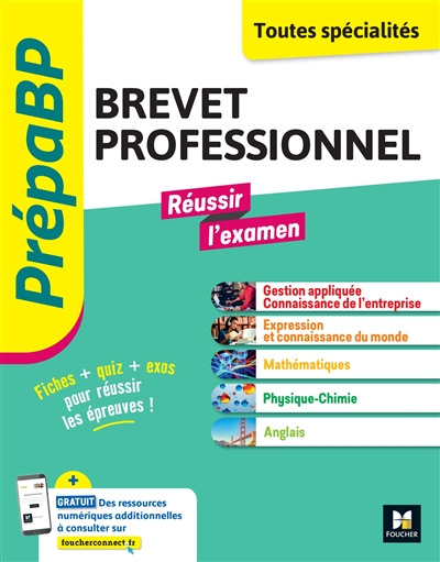 Brevet professionnel,...