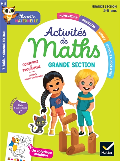 activités de maths : grande section, 5-6 ans : conforme au programme