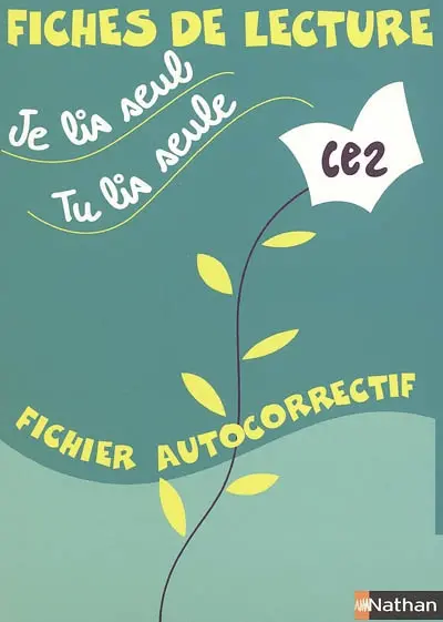 Je lis seul, tu lis seule CE2 : fichier autocorrectif