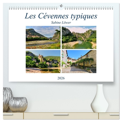 Les Cévennes typiques (Calendrier mural 2026 DIN A2 vertical) calendrier de bureau : Paysages enchanteurs capturés en douze magnifiques photos.