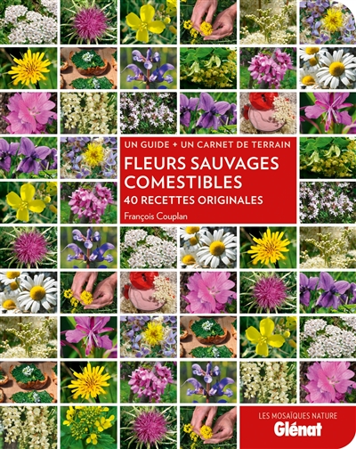 Fleurs sauvages comestibles : 40 recettes originales : un guide + un carnet de terrain
