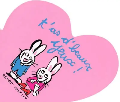 Les amoureux. T'as de beaux yeux !