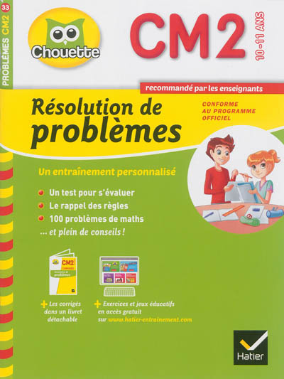 Résolution de problèmes CM2, 10-11 ans