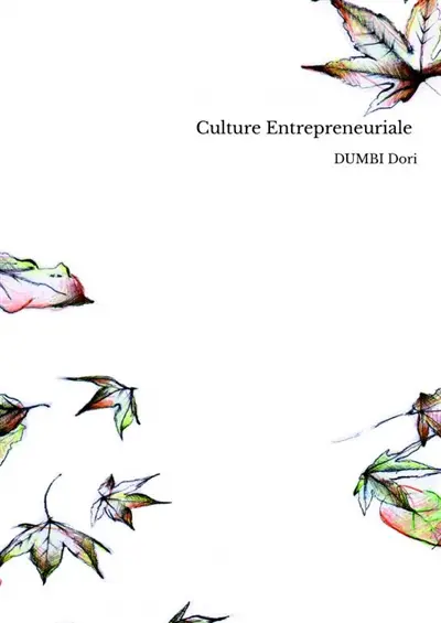 Culture Entrepreneuriale