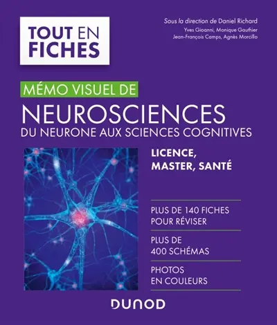 Mémo visuel de neurosciences : du neurone aux sciences cognitives : licence, master, santé
