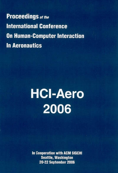 HCI-Aero 2006 : proceedings