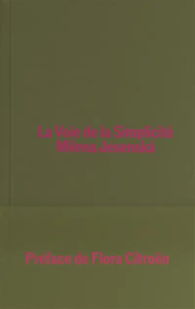 La voie de la simplicité