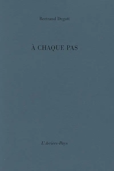 A chaque pas