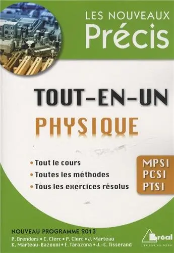 Physique tout-en-un MPSI, PCSI, PTSI