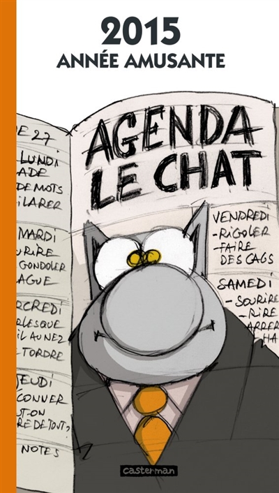Agenda Le chat 2015 : année amusante