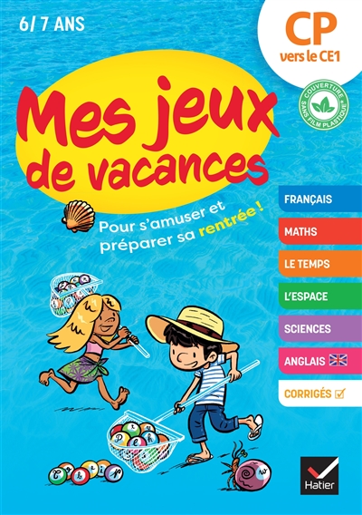 Mes jeux de vacances CP vers le CE1, 6-7 ans