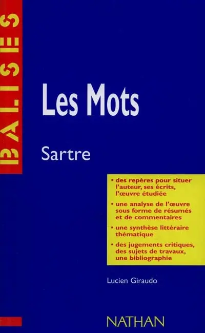 Les mots, de Jean-Paul Sartre