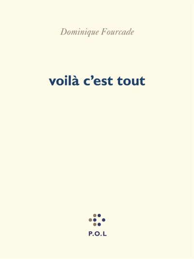 Voilà c'est tout