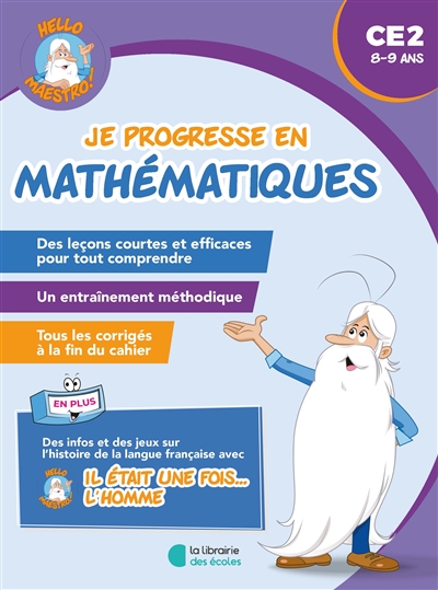 Je progresse en mathématiques, CE2, 8-9 ans