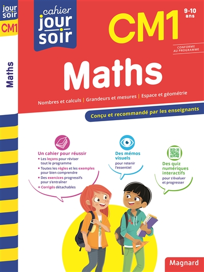 Maths CM1, 9-10 ans : conforme au programme