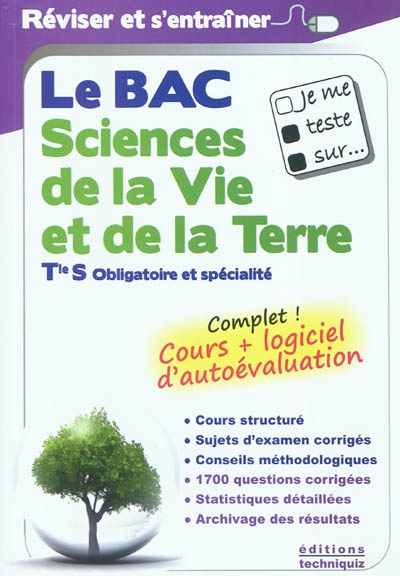 Sciences de la vie et de la terre : terminale S, enseignement obligatoire et de spécialité