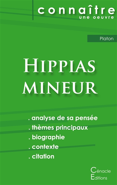 Fiche de lecture Hippias...