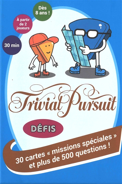 Trivial Pursuit : défis : 30 cartes missions spéciales et plus de 500 questions !