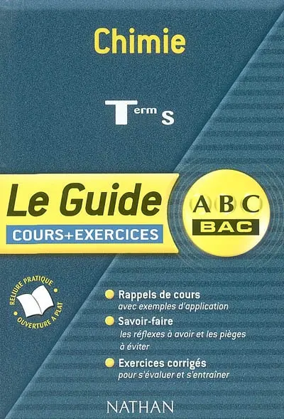 Chimie terminale S : cours et exercices