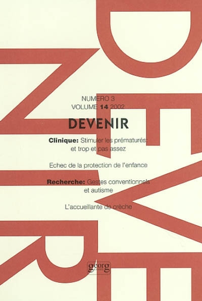 Devenir, n° 3 (2002)