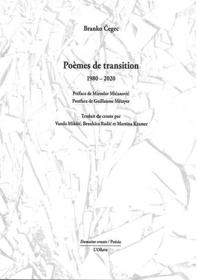 Poèmes de transition : 1980-2020