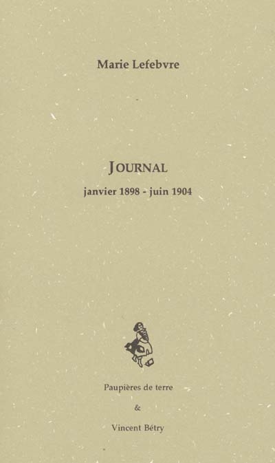 Journal, janvier 1898-juin 1904