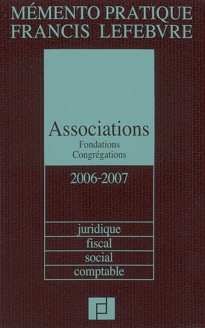 Associations, fondations,...