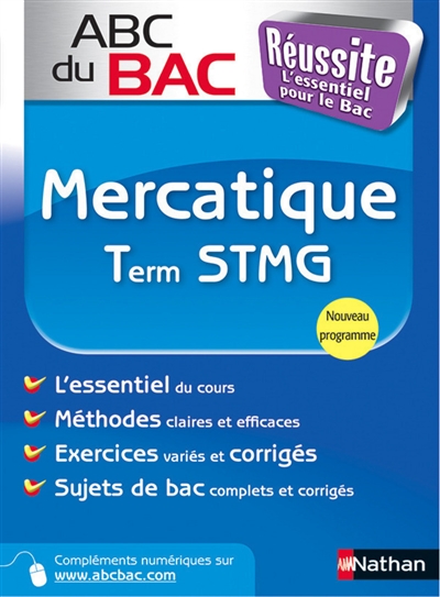 Mercatique terminale STMG : programme 2013