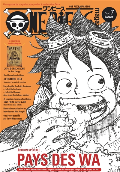 one piece magazine, n° 7. pays des wa