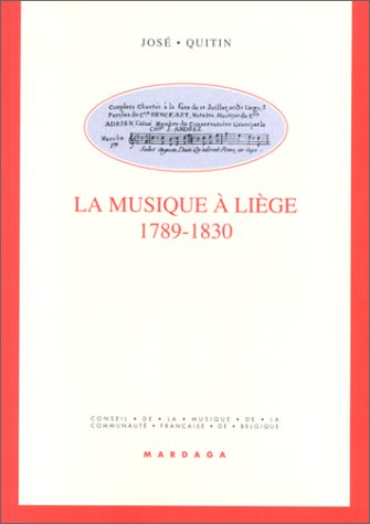 La musique à Liège, 1789-1830